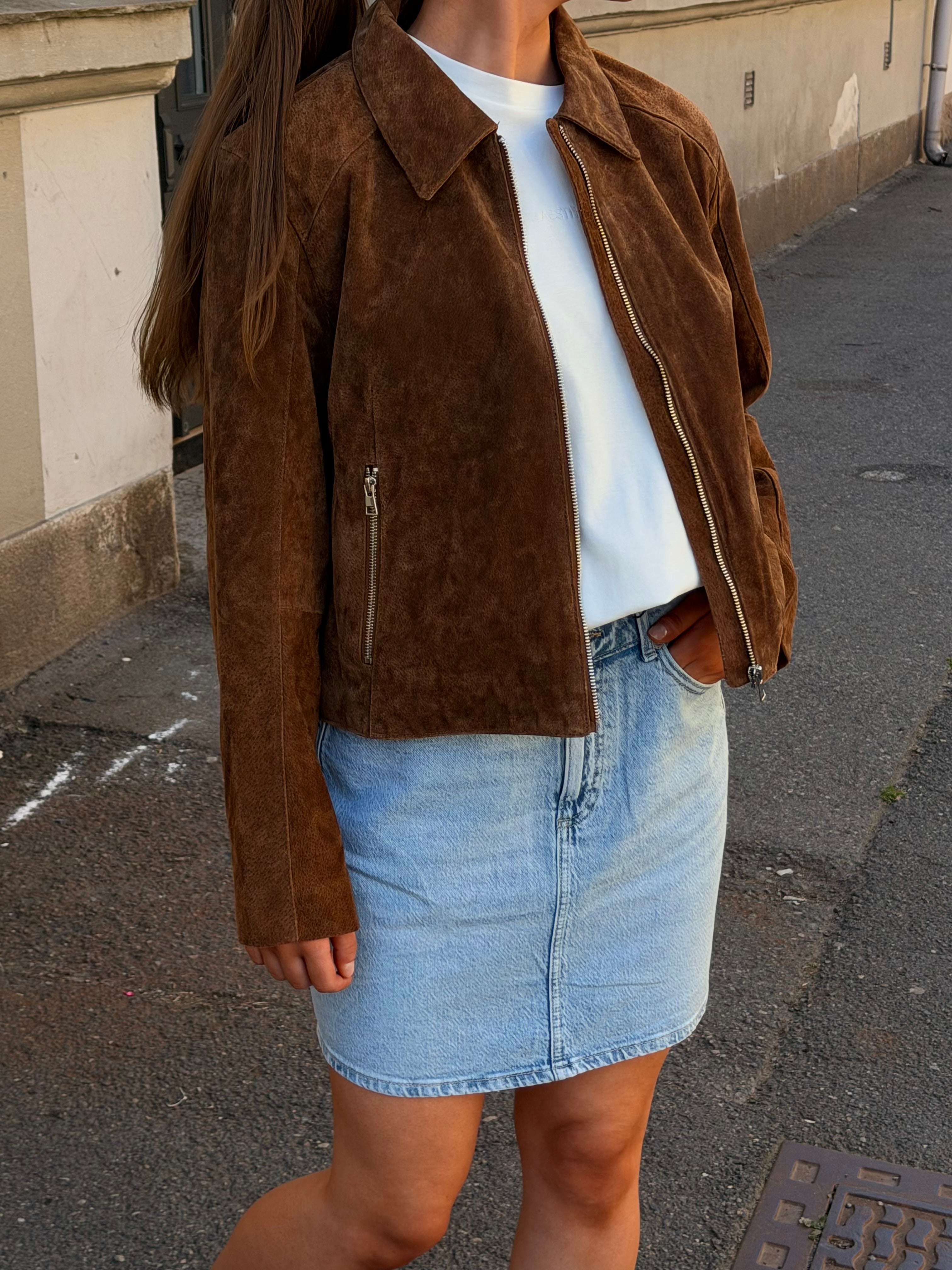 VMJANICEJADE Jacket - Cognac